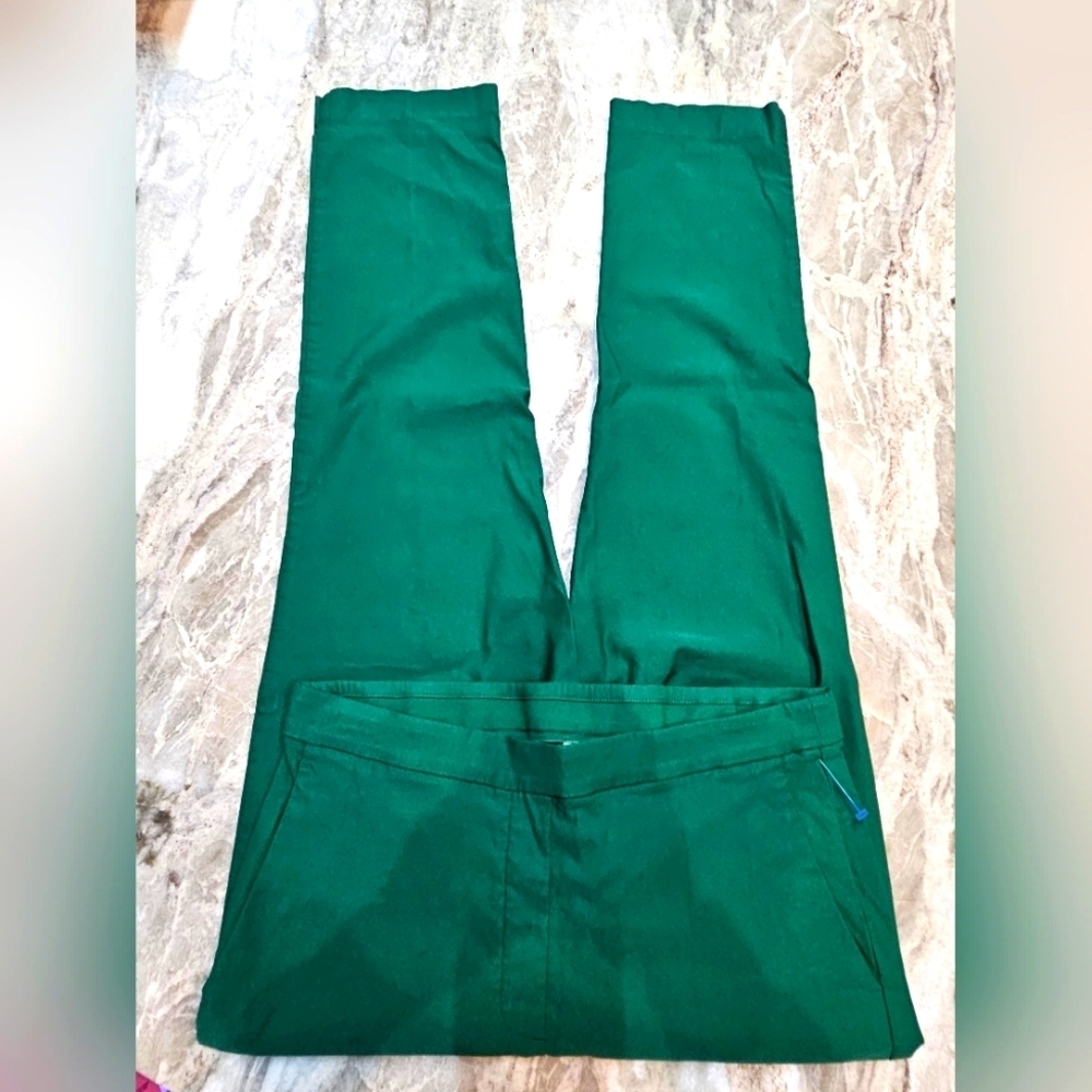 Carolina Belle Emerald Green Stretch Trousers Women’s Size 8